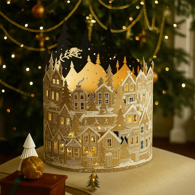 🎄 WinterGlow Village – En magisk juldekoration