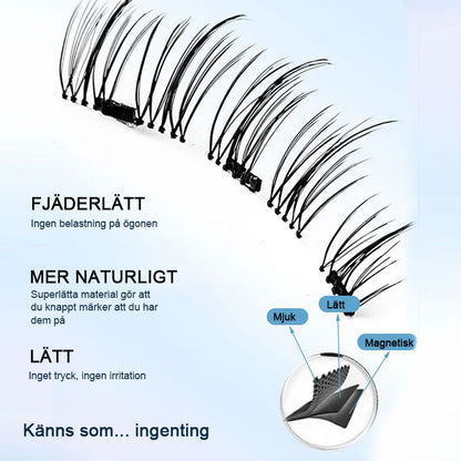 ✨Denna veckas specialerbjudande, köp 1 få 2 gratis——Magnetiska Lösögonfransar