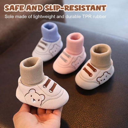 Söta Björn Första Gåskor Slip-on Småbarnsskor