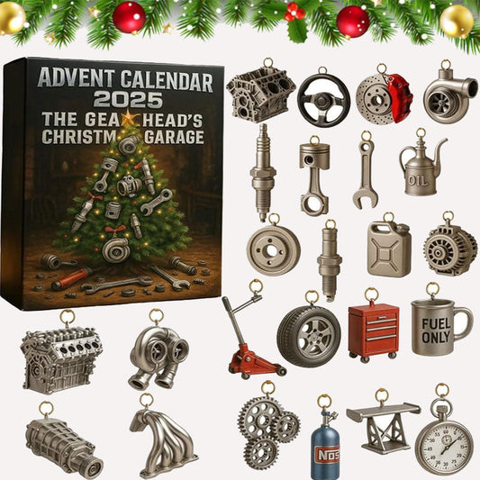 Gearheads julgarage-adventskalender 2025 🔧🎄🚗