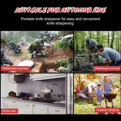 🔪 Multifunktionell knivslipsten för utomhusbruk