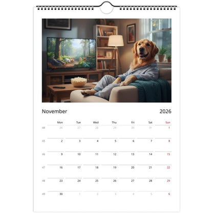 🎁Golden Retriever-hundkalender 2026 – Dagliga aktiviteter