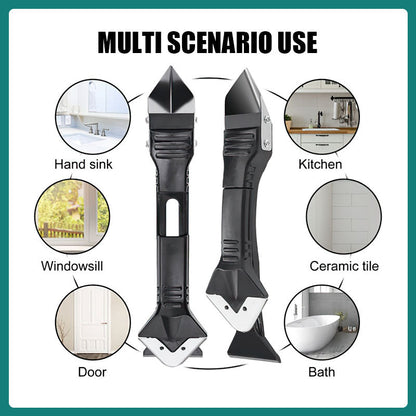 3-i-1 multifunktionell silikonborttagare
