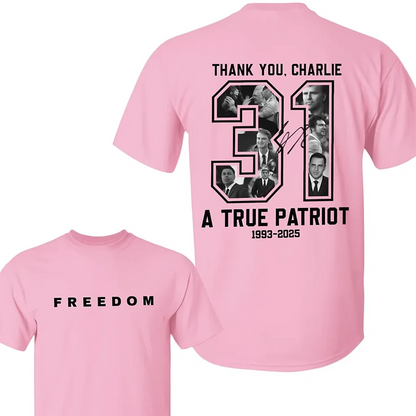 👕Charlie Kirk minneströja