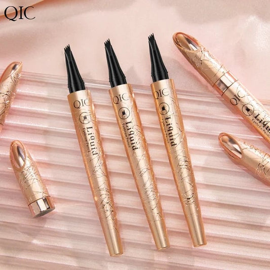 3D Microblading Eyebrow Tattoo Pencil 4 Gaffelspetsar