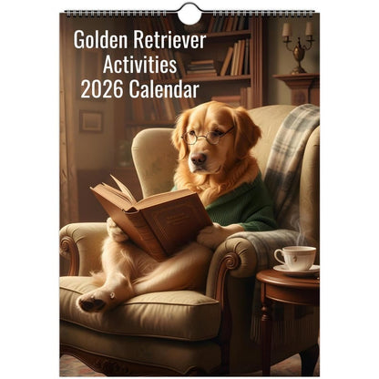 🎁Golden Retriever-hundkalender 2026 – Dagliga aktiviteter