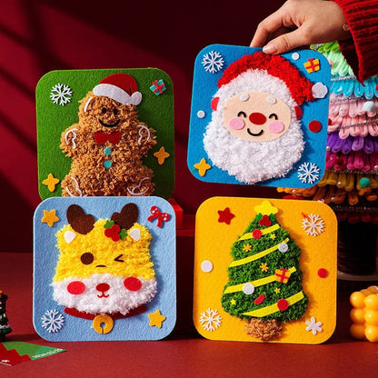 ✨Köp 3 få 1 gratis✨☃️Gör-det-själv julbroderikit