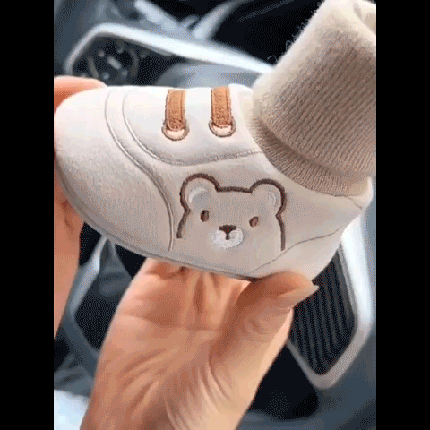 Söta Björn Första Gåskor Slip-on Småbarnsskor