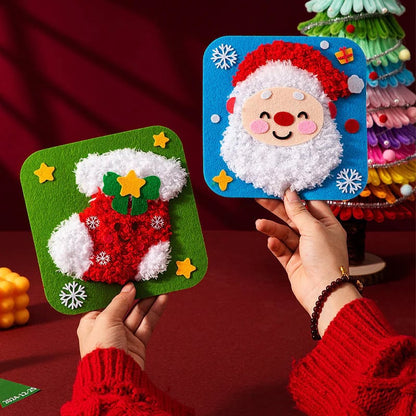 ✨Köp 3 få 1 gratis✨☃️Gör-det-själv julbroderikit
