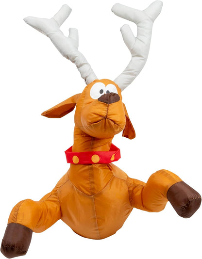 Kraschande renar och jultomten set