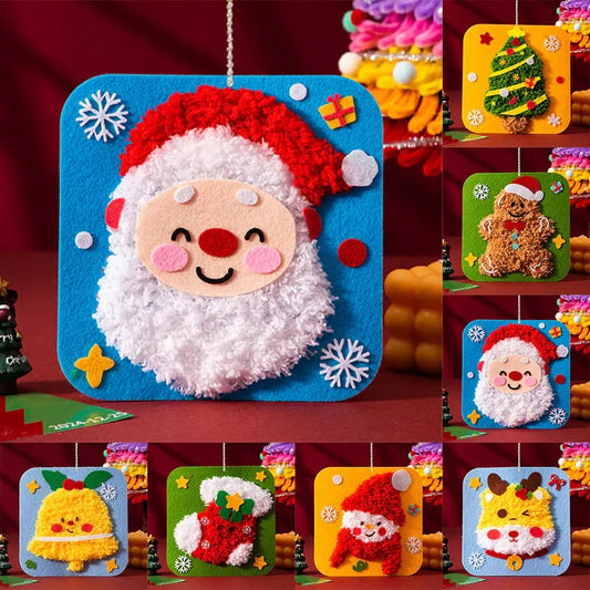 ✨Köp 3 få 1 gratis✨☃️Gör-det-själv julbroderikit