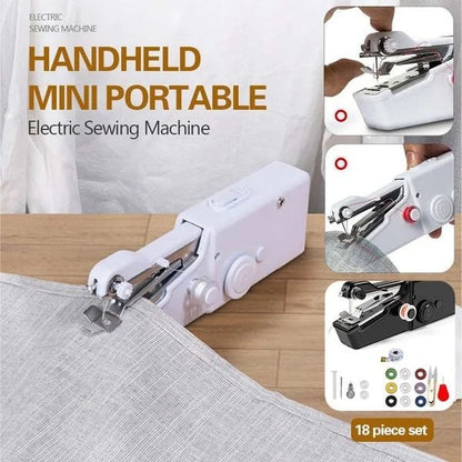 Handhållen mini elektrisk symaskin [Gör ditt liv enklare✨]