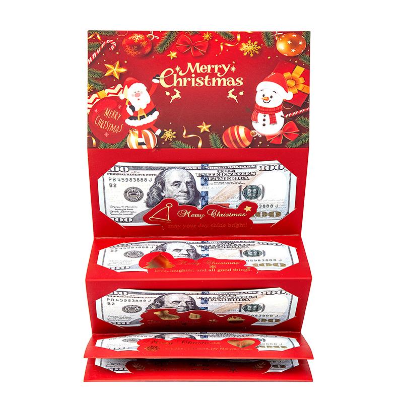 🎄 Julkuvert med pengarklämma