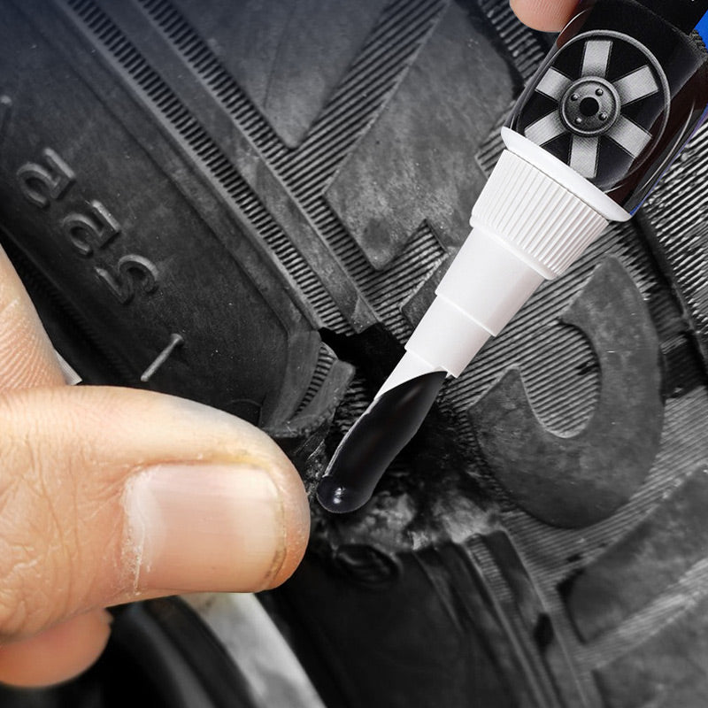 🎁 KÖP 1, FÅ 1 GRATIS! 🔧🚗 Väderbeständiga, vattentäta, flexibla däckreparationslim