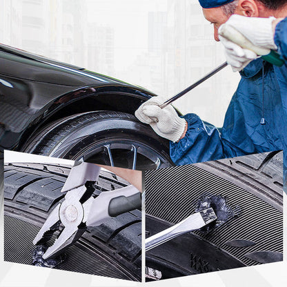 🎁 KÖP 1, FÅ 1 GRATIS! 🔧🚗 Väderbeständiga, vattentäta, flexibla däckreparationslim