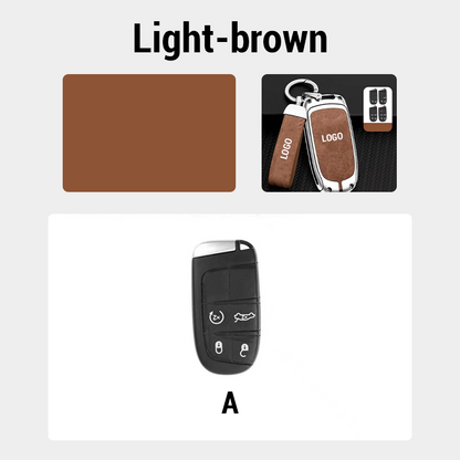 Suitable for Dodge models-genuine leather key cover