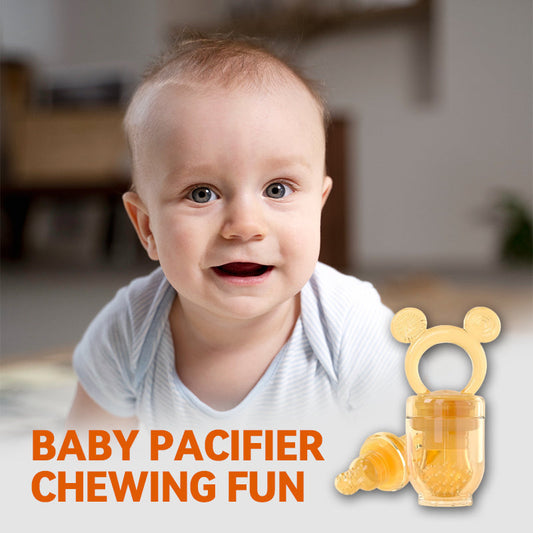 Baby Pacifier Chewing Fun