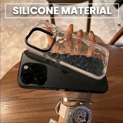 Diamond Pattern Silicone Phone Case